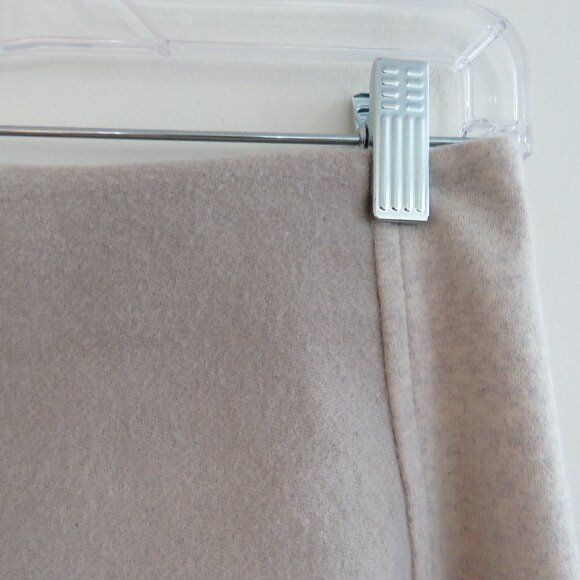 MAXMARA Cream Ecru Bone 100% Wool Two Tone Classic Pencil Skirt Sz EU 36 / US 4 - Picture 4 of 15